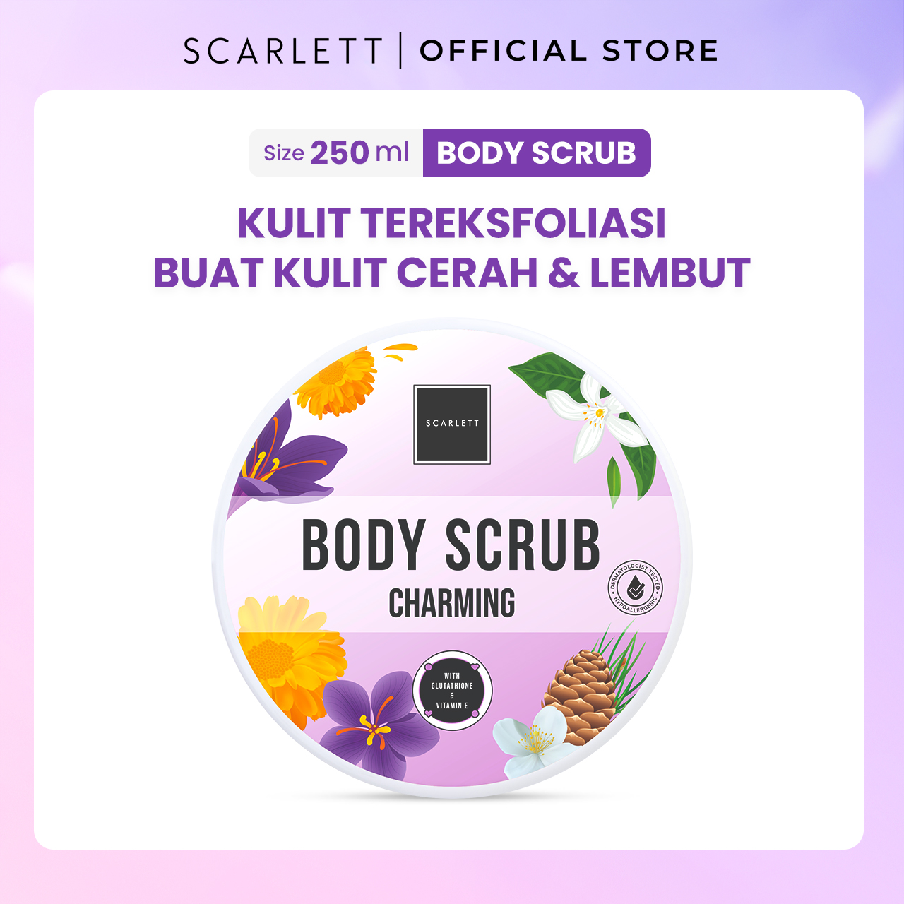 Scarlett Bundle Body Lotion + Body Scrub (Charming Booster)
